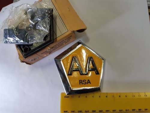 AA badge still in box
