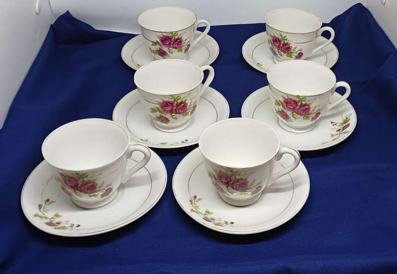 Small porcelain teacups
