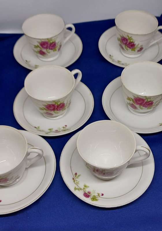 Small porcelain teacups