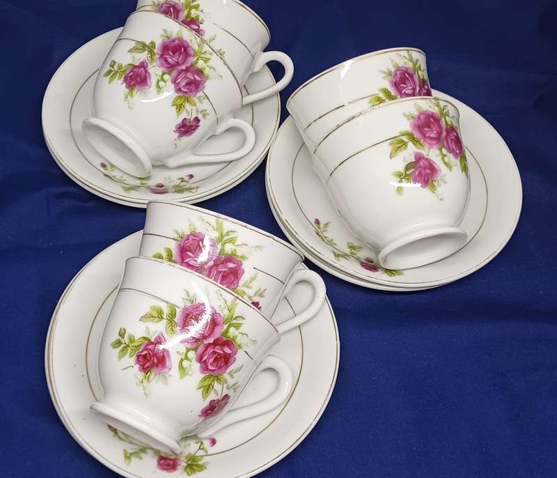 Small porcelain teacups
