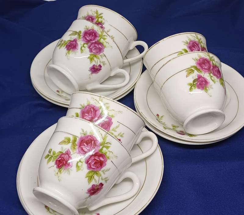 Small porcelain teacups