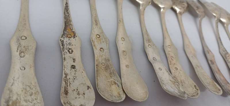 HALLMARKED SILVER TEASPOONS