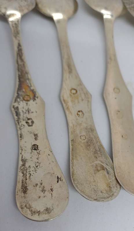 HALLMARKED SILVER TEASPOONS