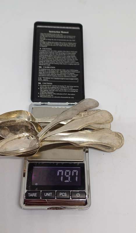 HALLMARKED SILVER TEASPOONS