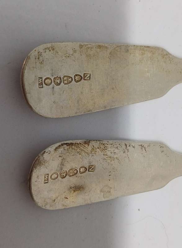 HALLMARKED SILVER SPOONS