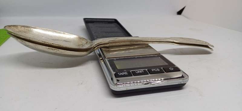 HALLMARKED SILVER SPOONS