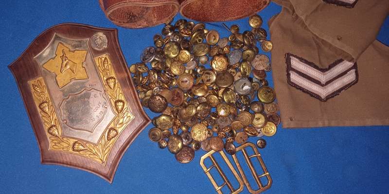 Leather camaste, and other items