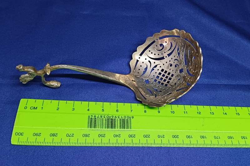 Silver sugar sifter