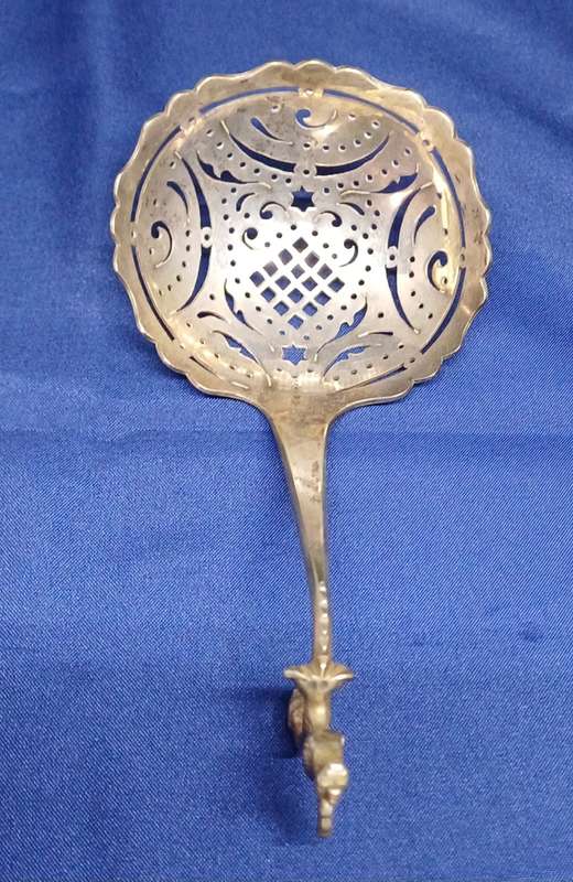 Silver sugar sifter
