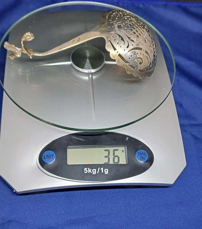 Silver sugar sifter