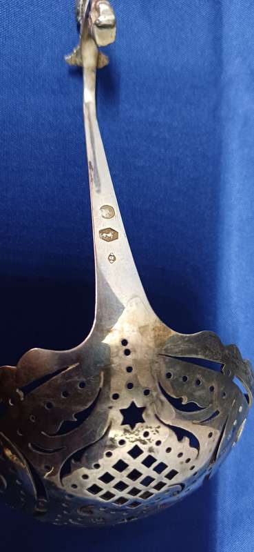 Silver sugar sifter