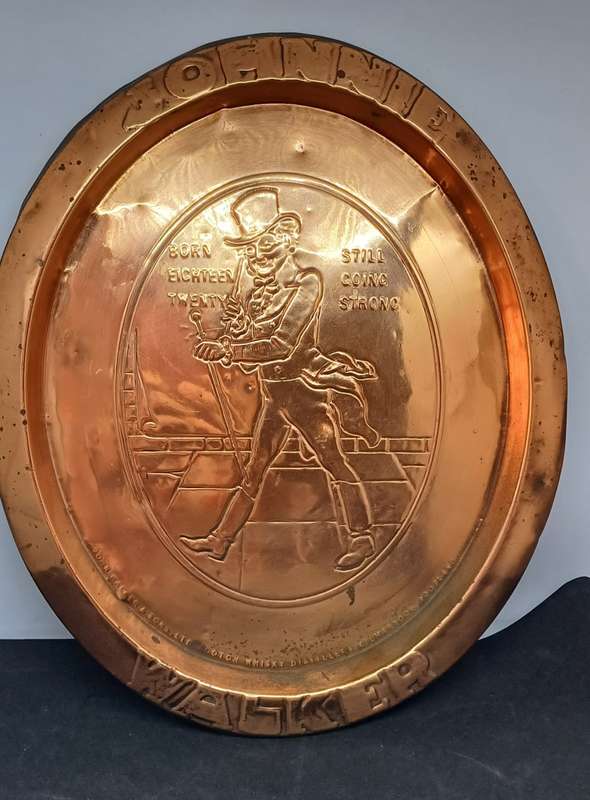 JOHNNY WALKER COPPER TRAY