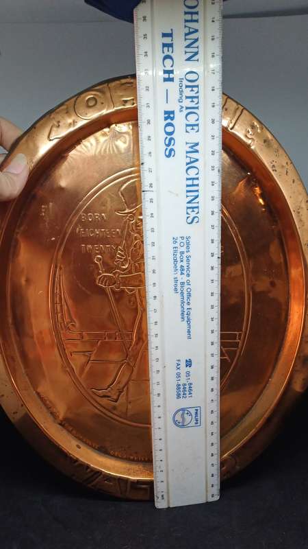 JOHNNY WALKER COPPER TRAY
