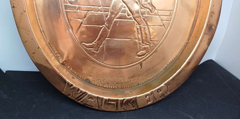 JOHNNY WALKER COPPER TRAY