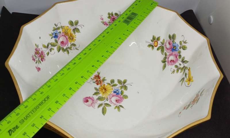 Beautiful Rockingham Porcelain Bowl