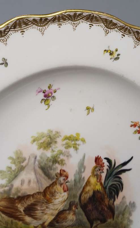 TWO STUNNING MEISSEN PLATES