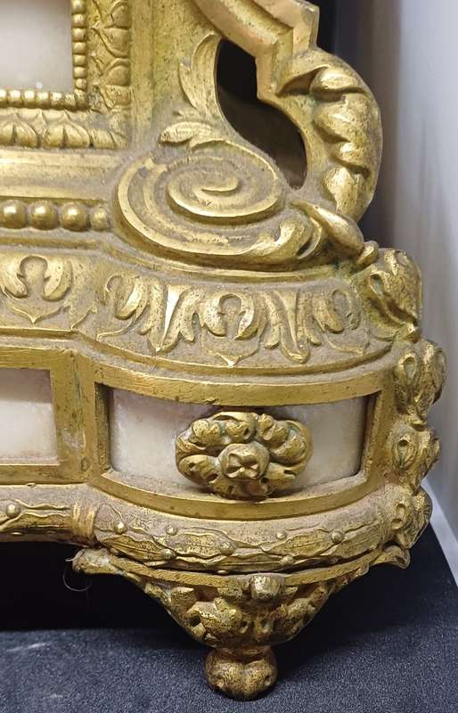 BEAUTIFUL SOLID ANTIQUE CLOCK