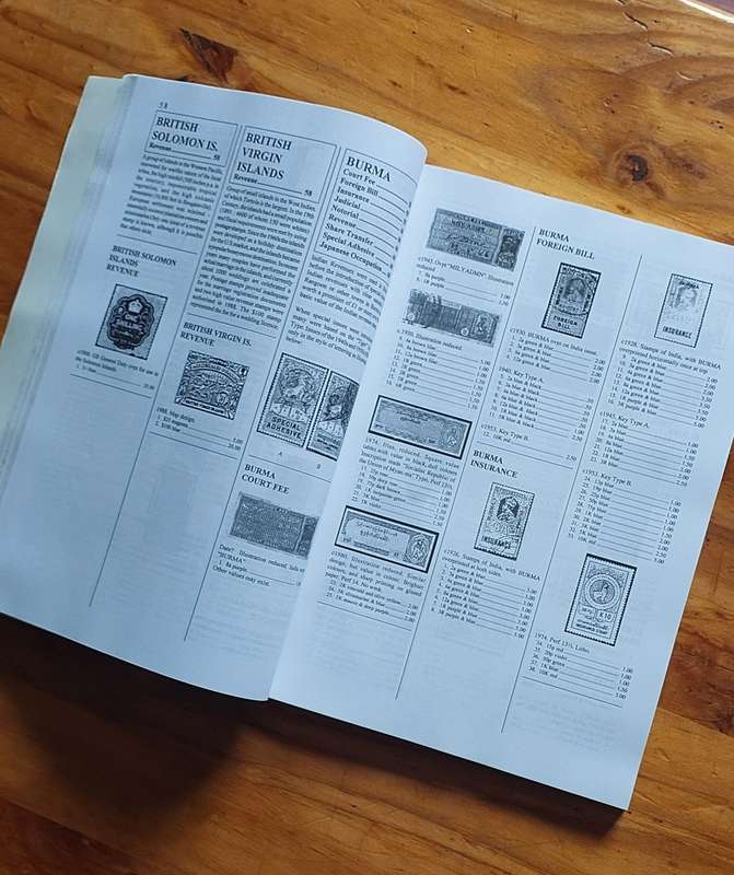 Barefoot - British Commonwealth Revenues Catalogue 1996, softcover, B/w pages. £55 /R1300