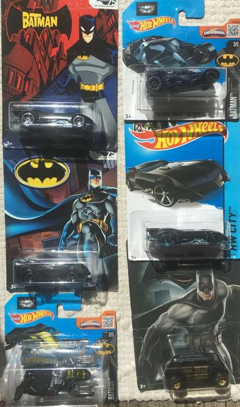 Hot wheels Batman 6 lot