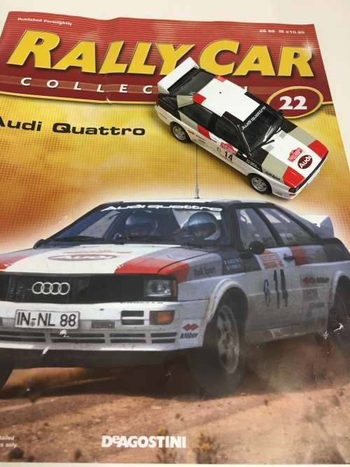 Rally car collection no 22 Audi Quattro