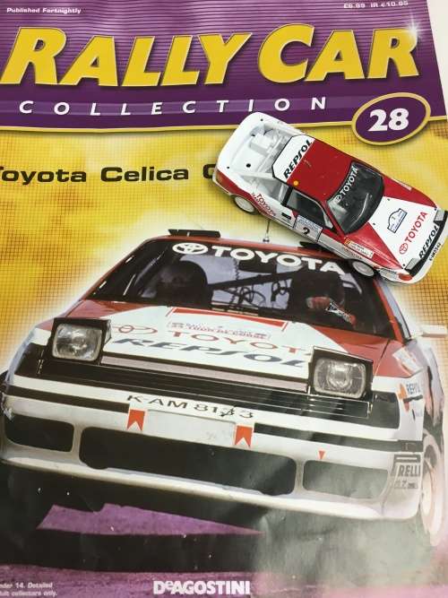 Rally car collection no 28 Toyota Celica