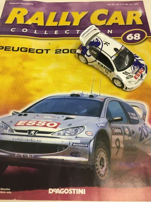 Rally car collection no 68 Peugeot 206
