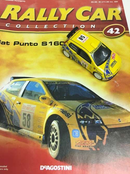 Rally car collection no 42 fiat punto