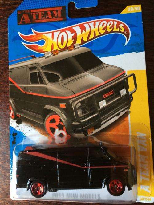 Hot wheels A team van long card
