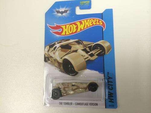 Hot wheels batman tumbler long card