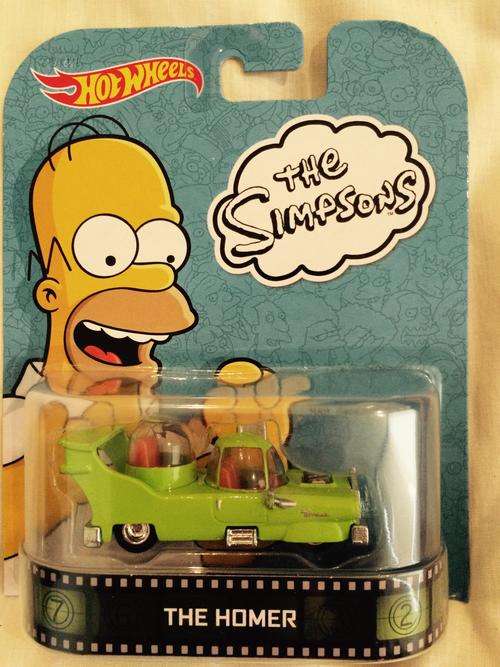 Hot wheels retro the Simpsons