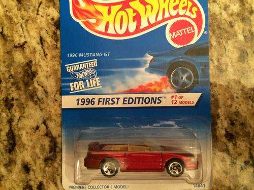 Hot wheels mustang 1996 long card