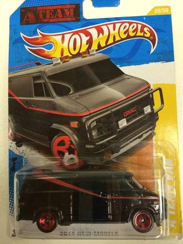Hot wheels A team van long card