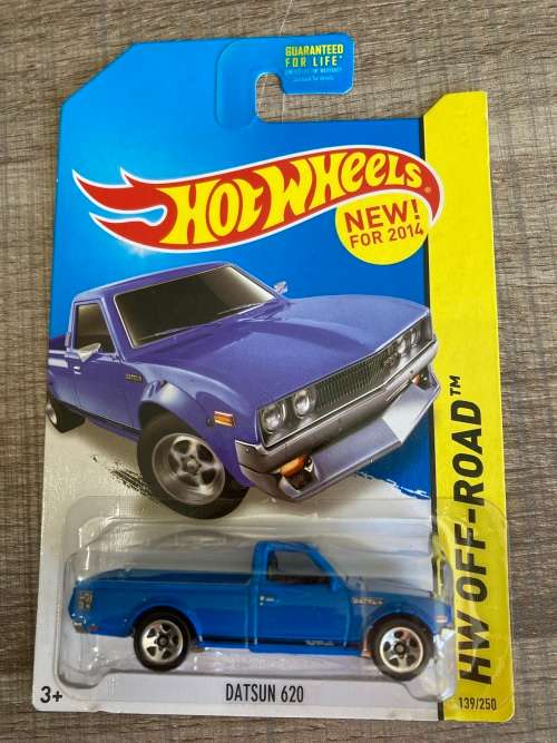 Hot wheels Datsun 620 blue. Exclusive