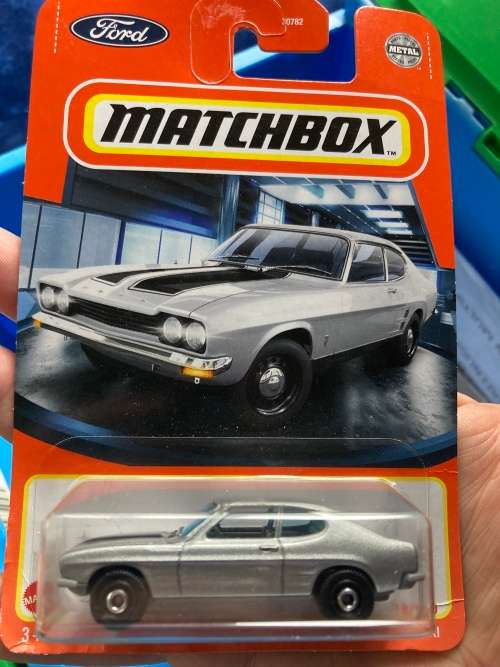 Matchbox 1970 Ford Capri long card