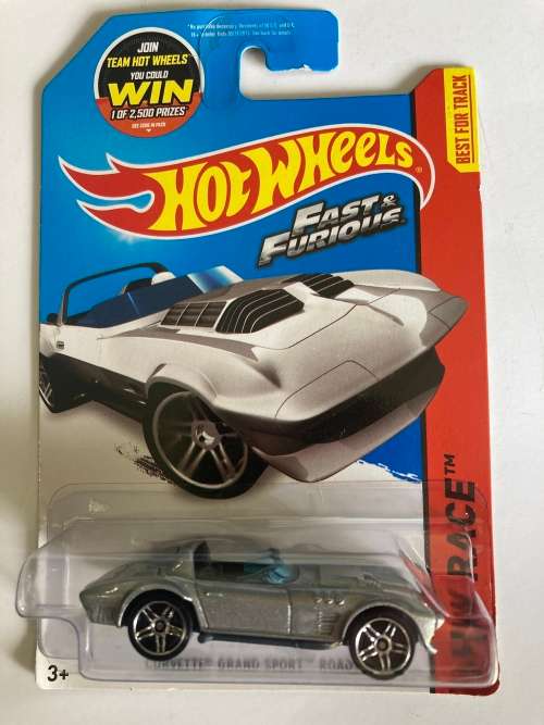Hot wheels Fast and Furious long card corvette