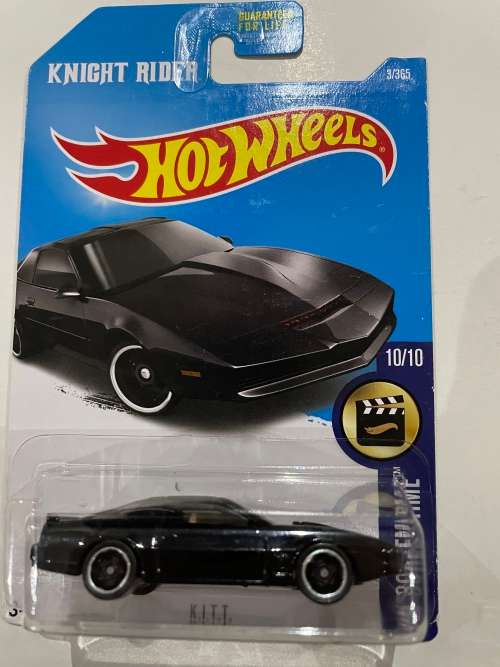 Hot Wheels Knight rider long card