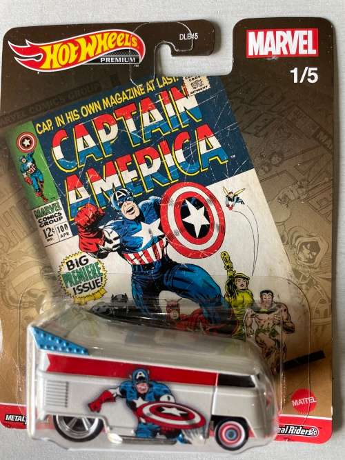 Hot Wheels Volkswagen Drag bus. Captain America