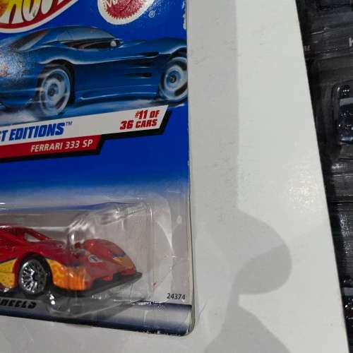 Hot wheels Ferrari long card
