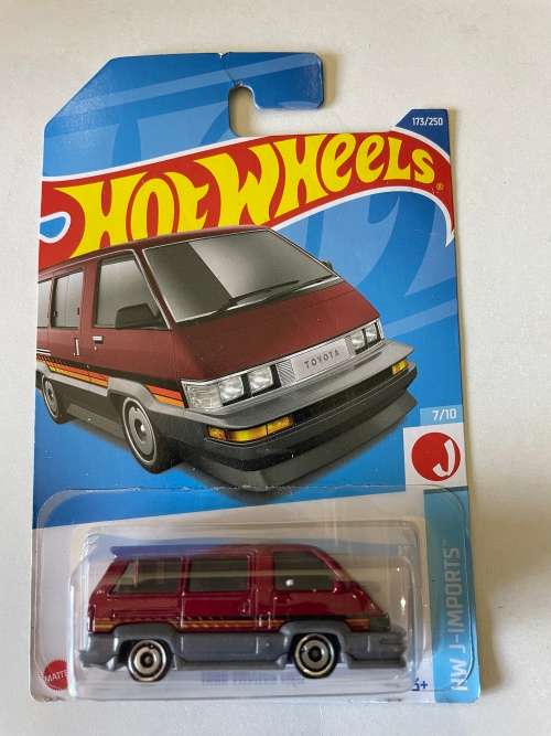 Hot Wheels Toyota van. 2023 case. Long card