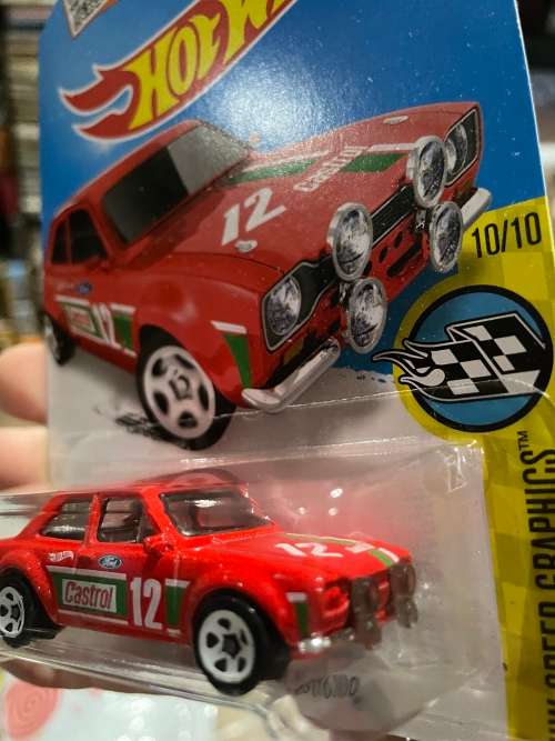 Hot wheels Ford escort. Red. Exclusive !,