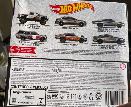 Hot wheels Zamac 6 in set imported