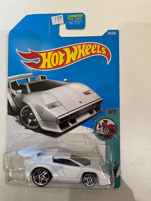 Hot wheels Lamborghini Countach tooned  long card