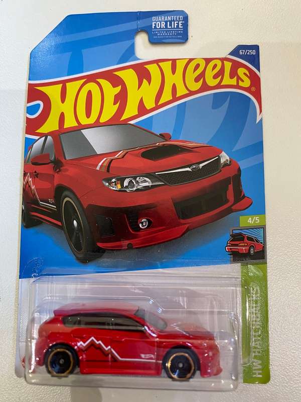 Hot wheels Subaru long card