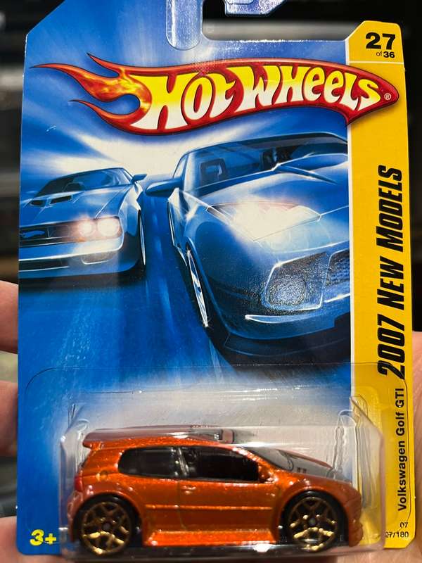 Hot wheels Volkswagen Golf Gti long card