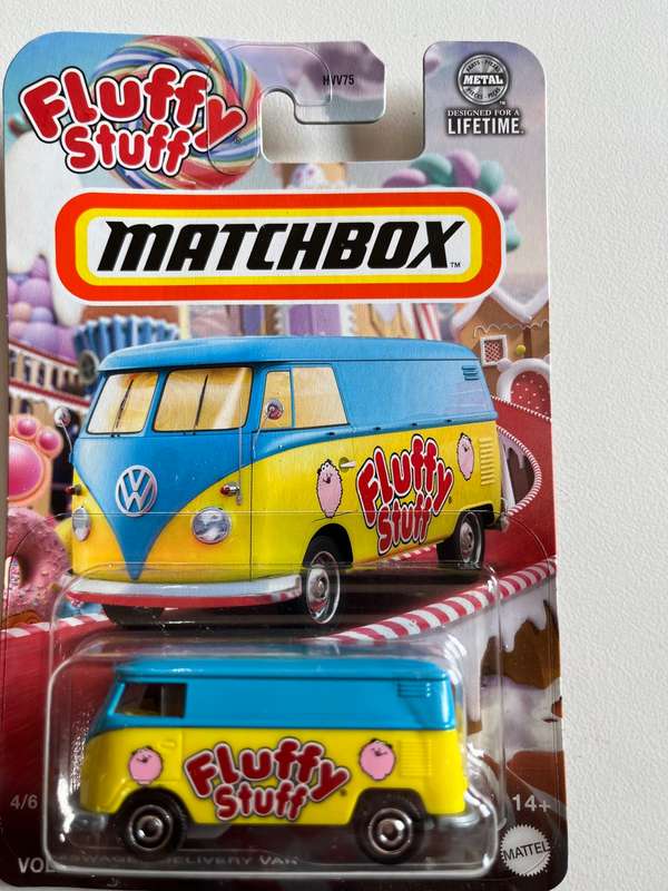 Matchbox Volkswagen kombi.  Long card