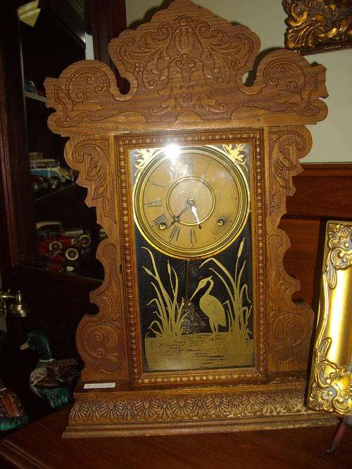 stunning antique Mantel Clock