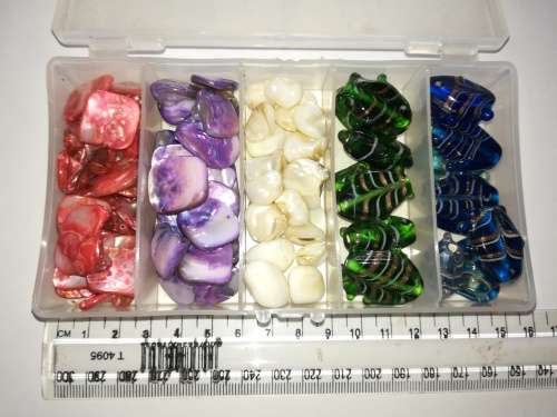 Shell Beads and Large glass Bead kit