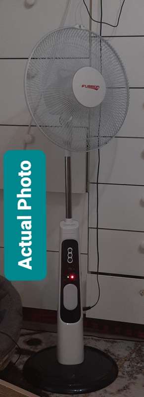 RECHARGEABLE PEDESTAL FAN (16` BLADES) LAST STOCK AVAILABLE