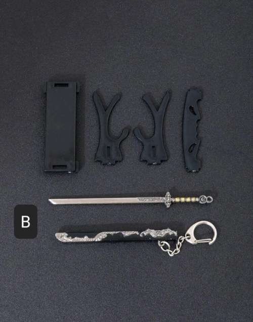 1 x Mini Sword & Sheath with Mini Stand - Collectable