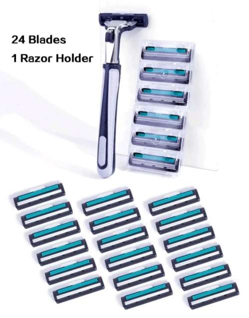 1 Razor & 24 Blades